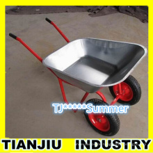 Europäisches Model Wheel Barrow Wb6410 mit verzinktem Tray